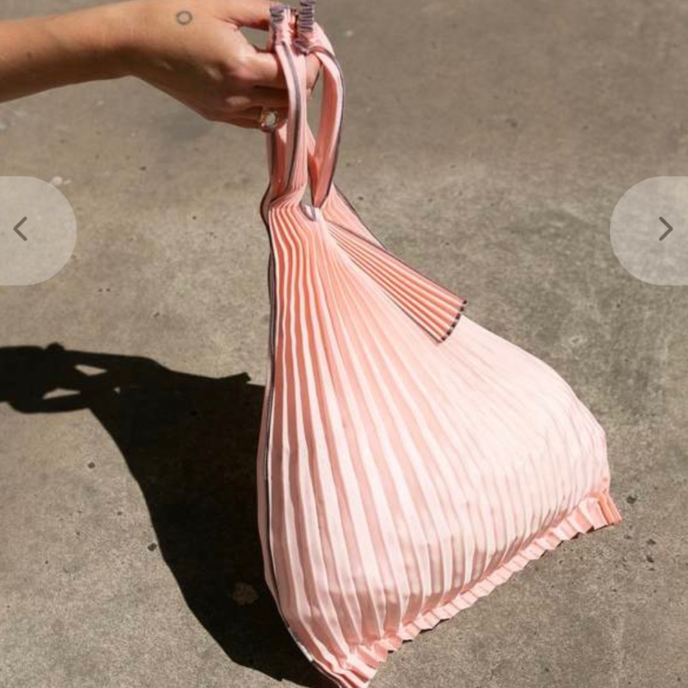 Pleco Pleated bag NWT